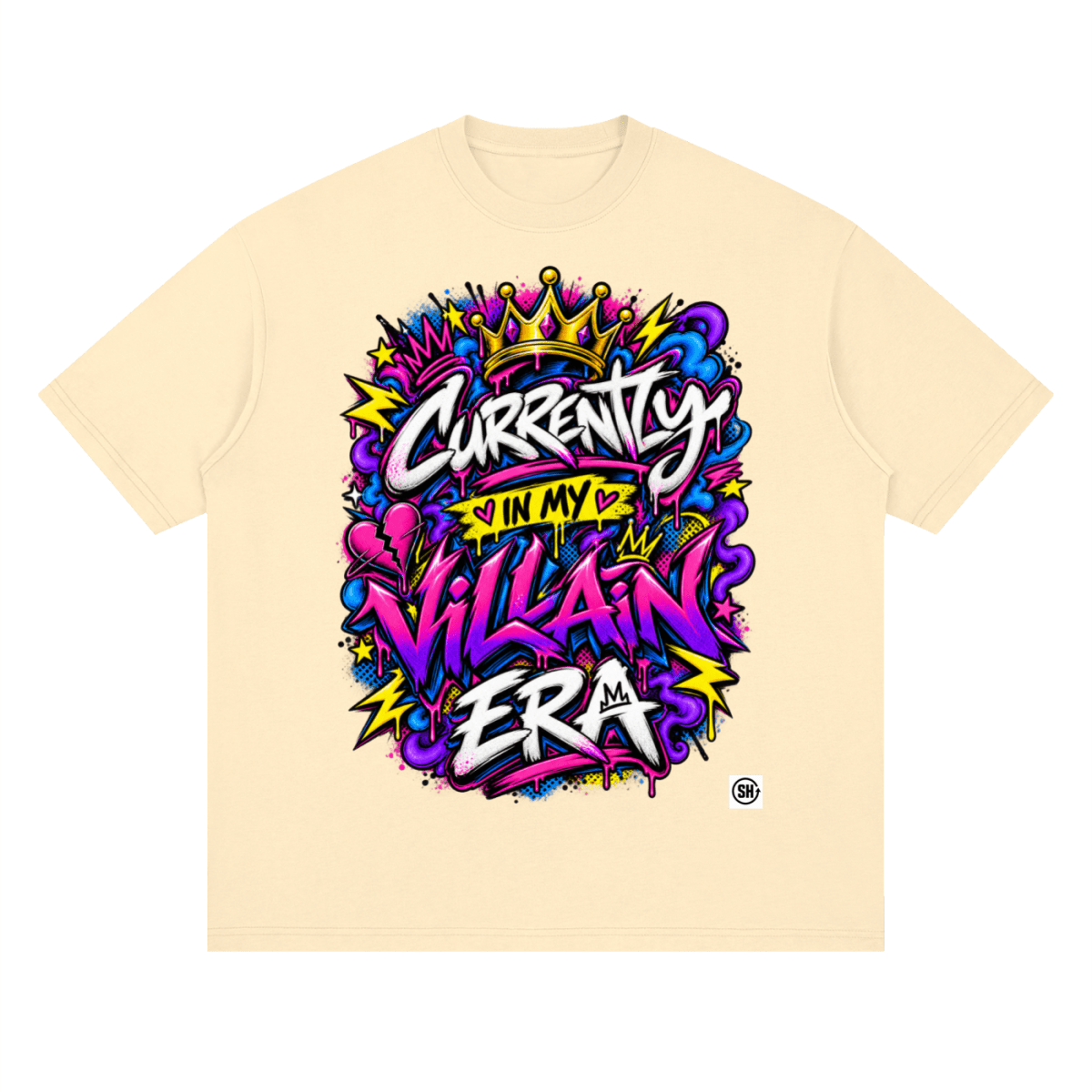 Currently in My Villain Era Streetwear T-Shirt - Shirt Habit
