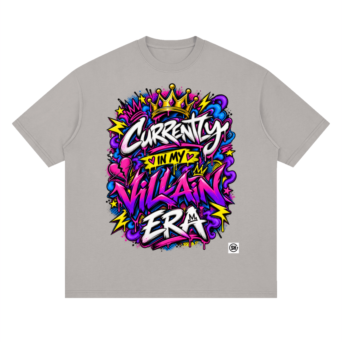 Currently in My Villain Era Streetwear T-Shirt - Shirt Habit