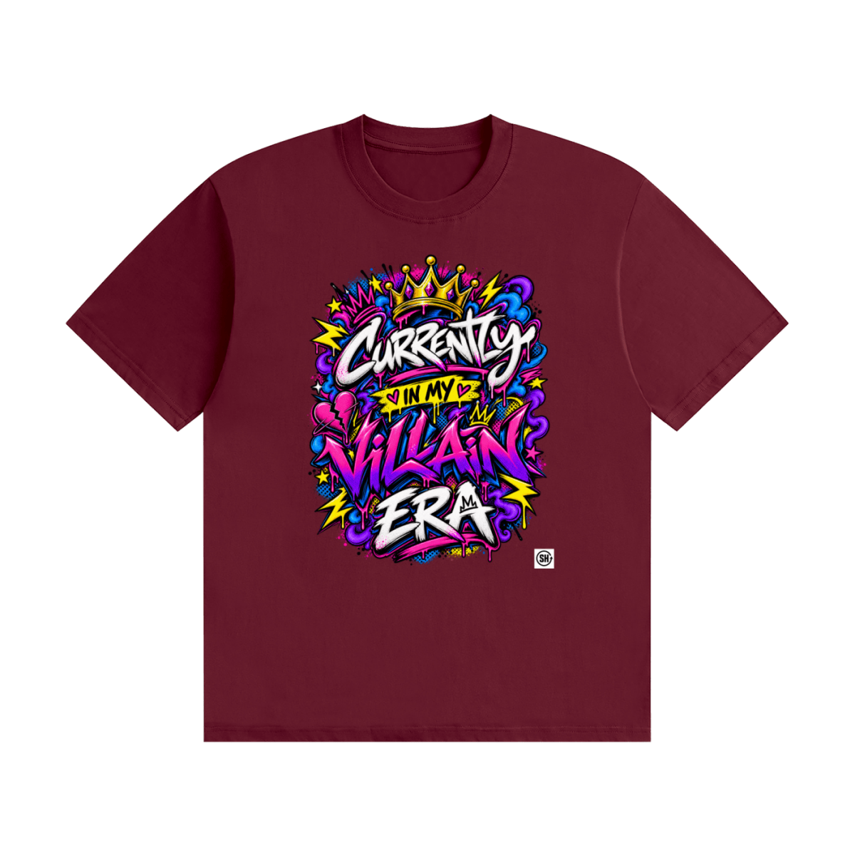 Currently in My Villain Era Unisex Seamless Cotton T-Shirt - Shirt Habit