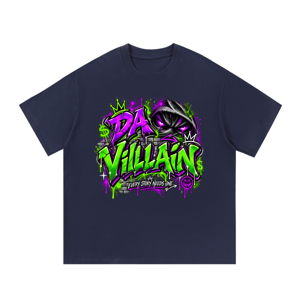 Da Villain Graffiti Essential Cotton T-Shirt - Shirt Habit