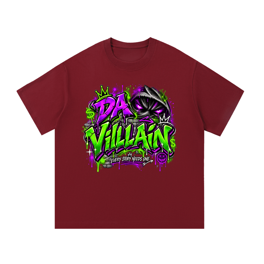 Da Villain Graffiti Essential Cotton T-Shirt - Shirt Habit