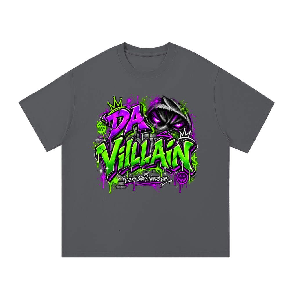 Da Villain Graffiti Essential Cotton T-Shirt - Shirt Habit