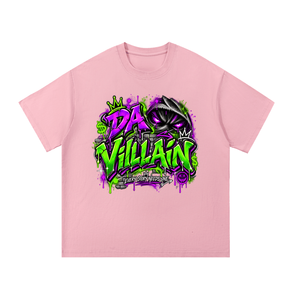 Da Villain Graffiti Essential Cotton T-Shirt - Shirt Habit