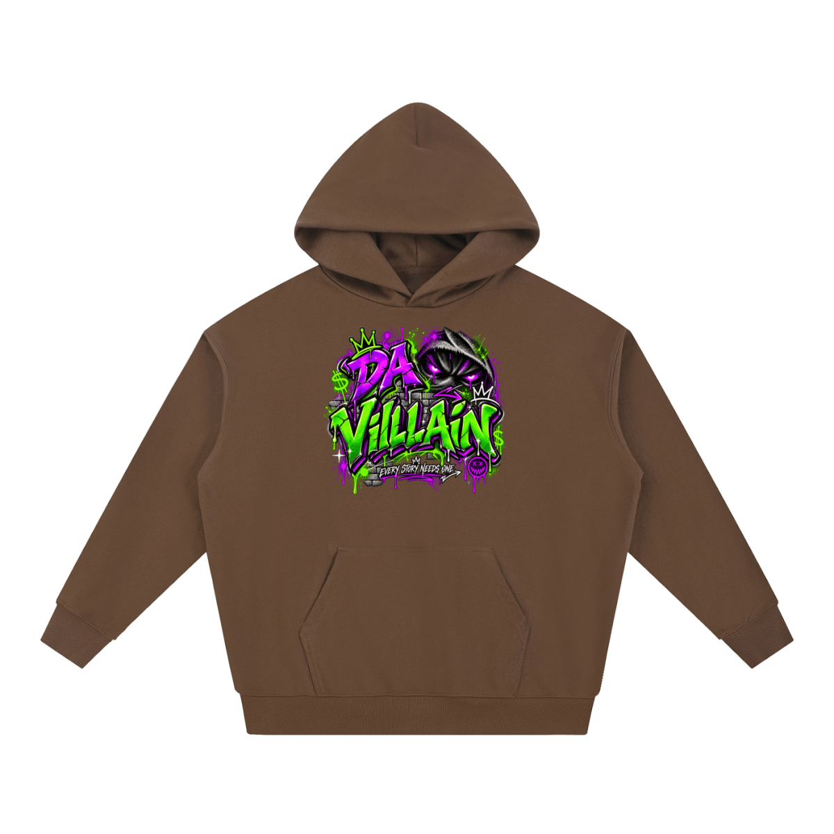 Da Villain Graffiti Essential Heavyweight Hoodie - Shirt Habit