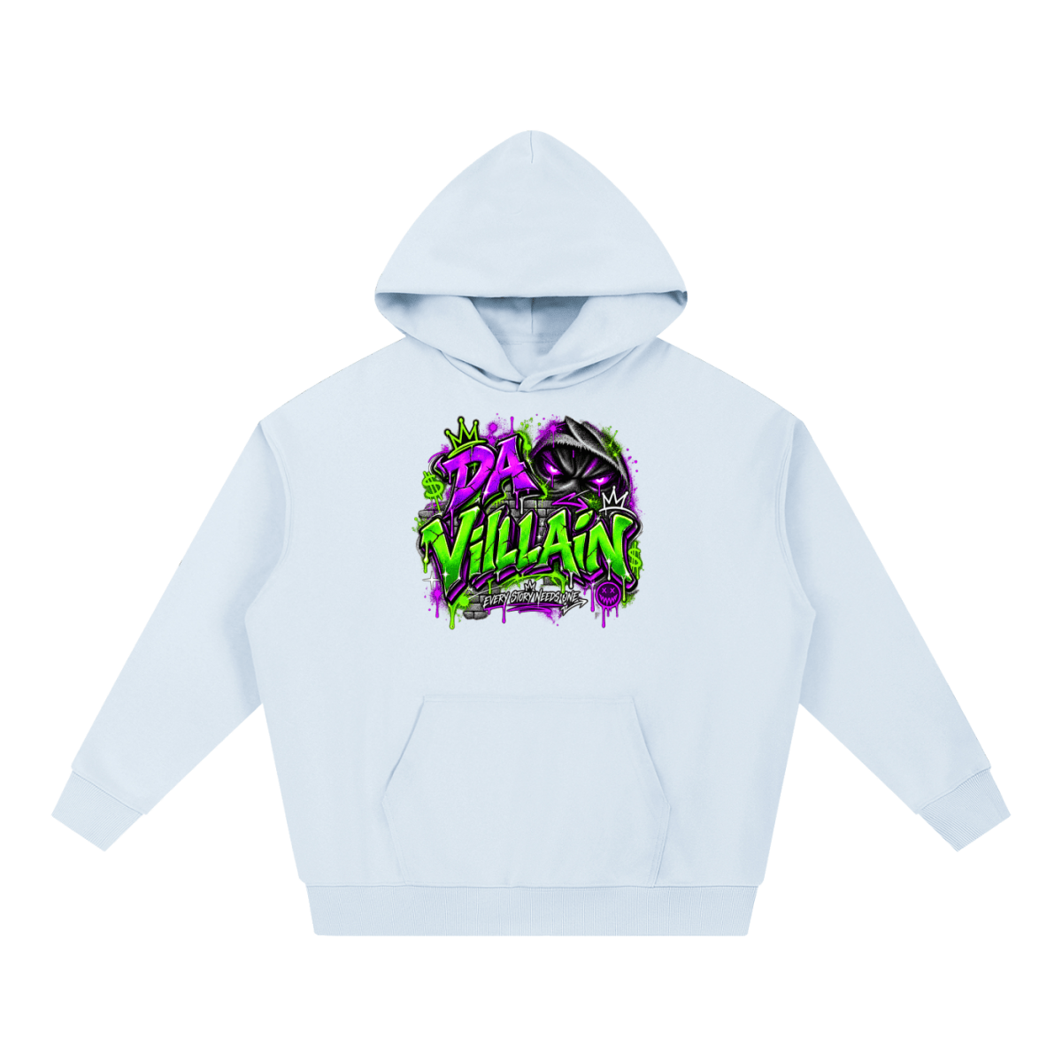 Da Villain Graffiti Essential Heavyweight Hoodie - Shirt Habit