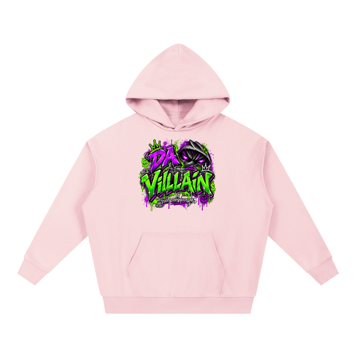Da Villain Graffiti Essential Heavyweight Hoodie - Shirt Habit