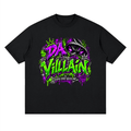 Da Villain Graffiti Streetwear Loose Drop Shoulder T-Shirt - Shirt Habit