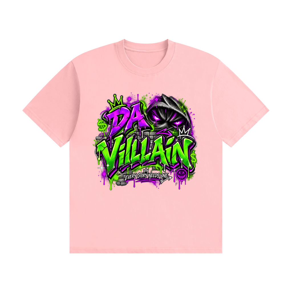 Da Villain Graffiti Unisex Seamless Cotton T-Shirt - Shirt Habit