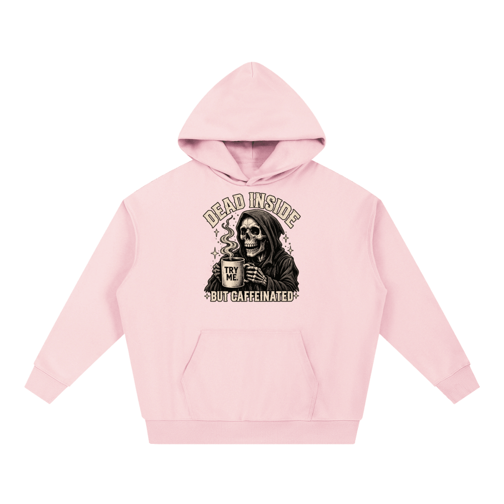 Dead Inside, But Caffeinated Essential Heavyweight Hoodie - Shirt Habit