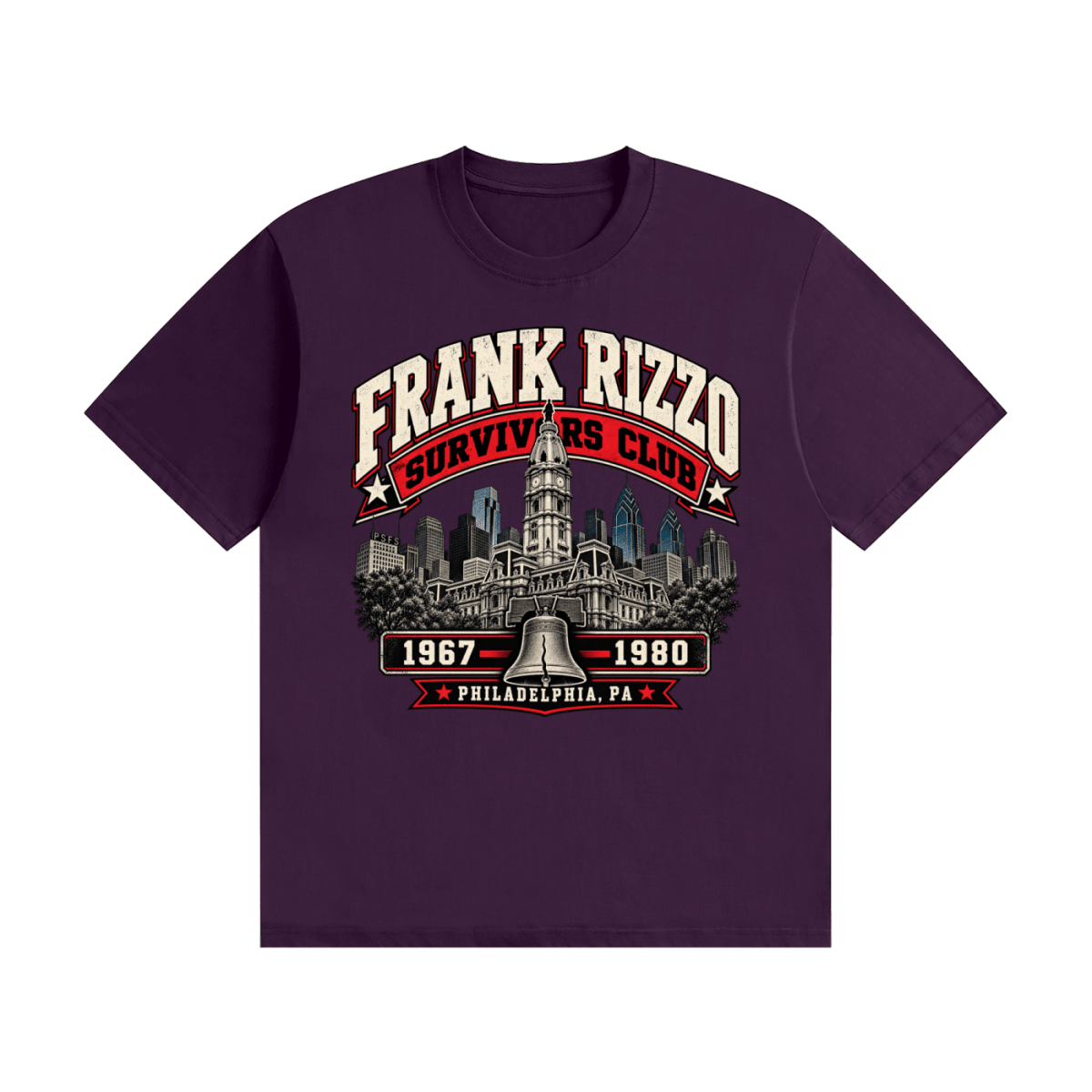 Frank Rizzo Survivors Club – Vintage Philadelphia History Unisex Seamless Cotton T-Shirt - Shirt Habit