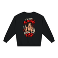 I’m Not Flirting. I Work for Tips. Bartender Loose Crewneck Sweatshirt - Shirt Habit