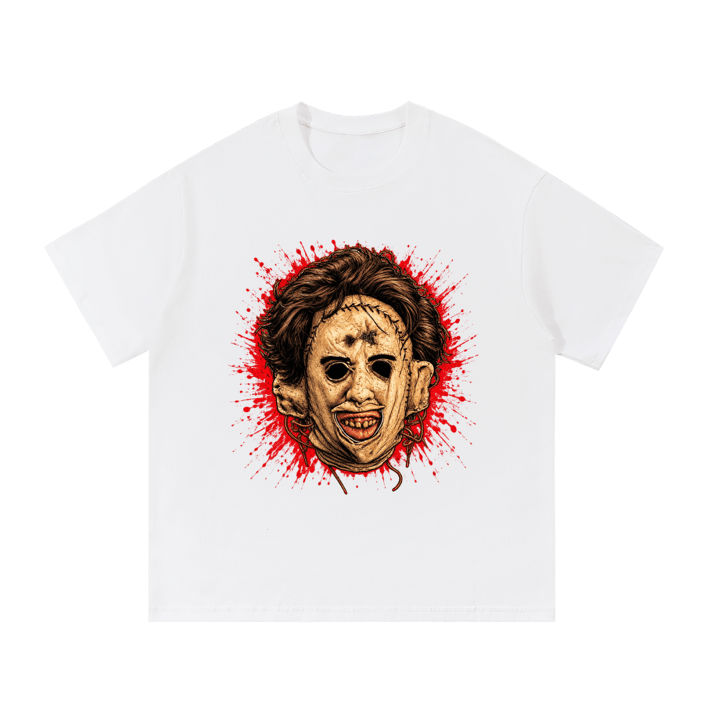Leatherface-Inspired Mask Horror Essential Cotton T-Shirt - Shirt Habit
