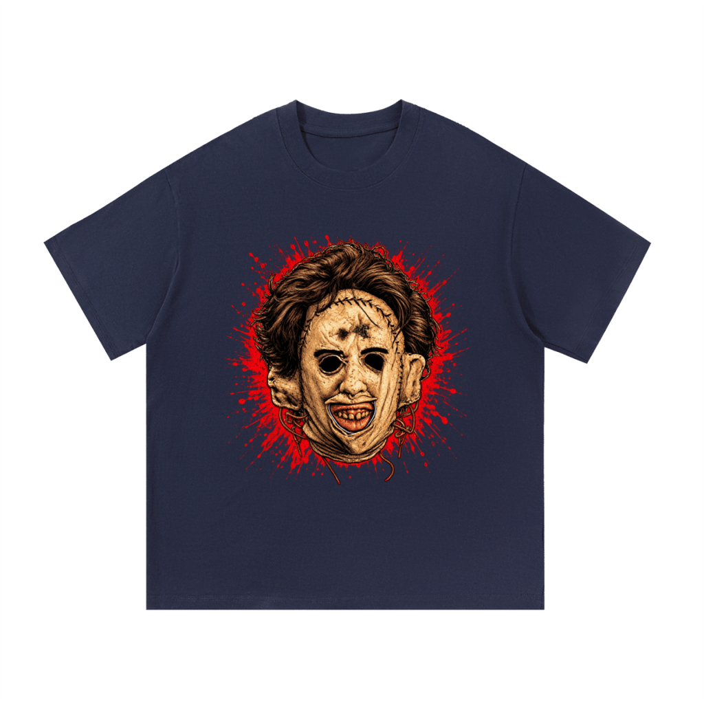Leatherface-Inspired Mask Horror Essential Cotton T-Shirt - Shirt Habit