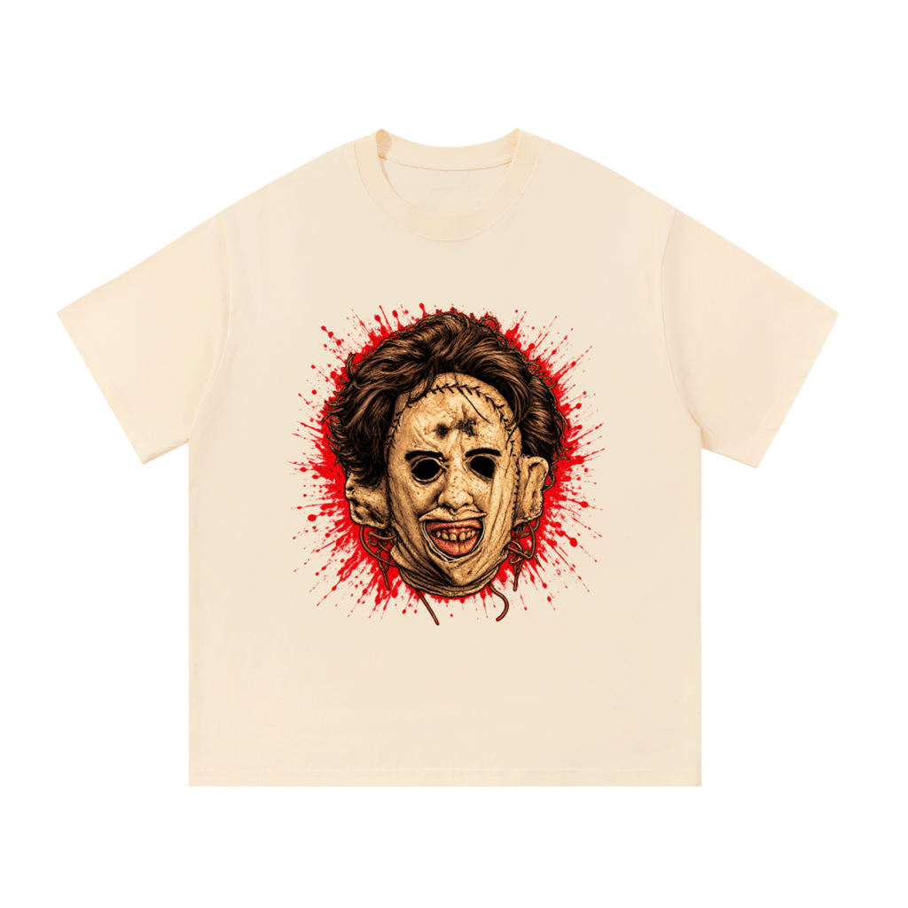 Leatherface-Inspired Mask Horror Essential Cotton T-Shirt - Shirt Habit