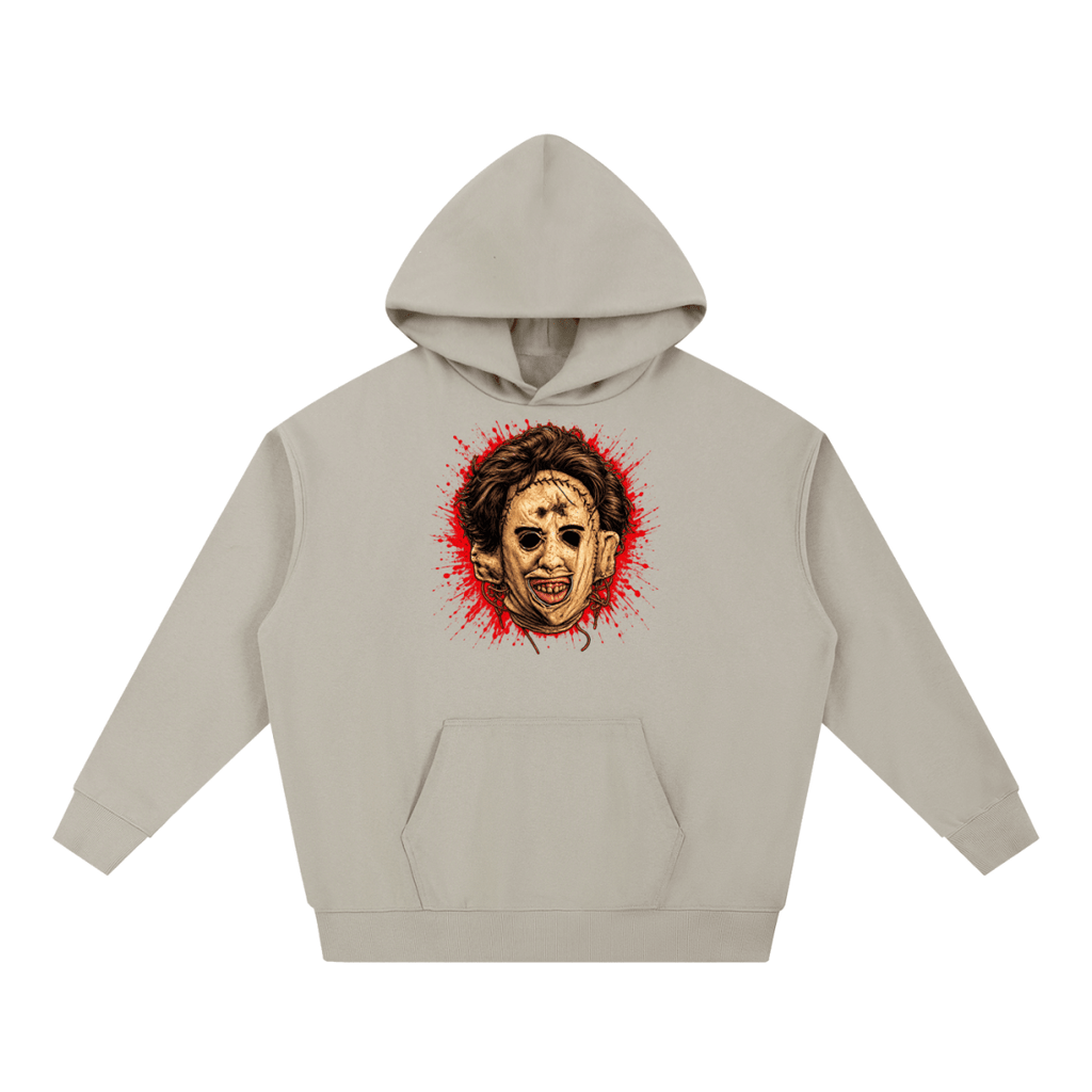 Leatherface-Inspired Mask Horror Essential Heavyweight Hoodie - Shirt Habit