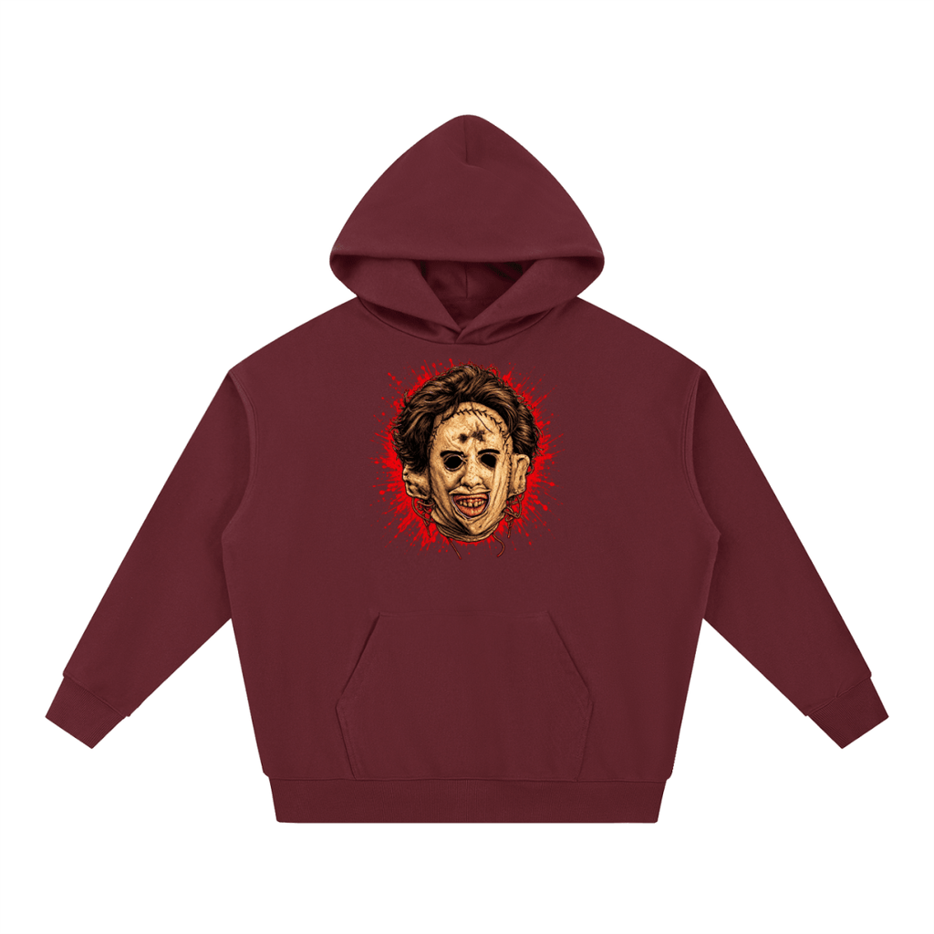 Leatherface-Inspired Mask Horror Essential Heavyweight Hoodie - Shirt Habit