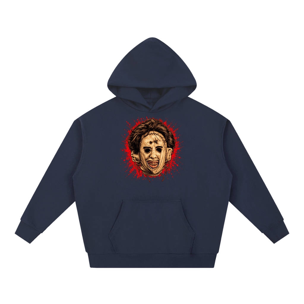 Leatherface-Inspired Mask Horror Essential Heavyweight Hoodie - Shirt Habit