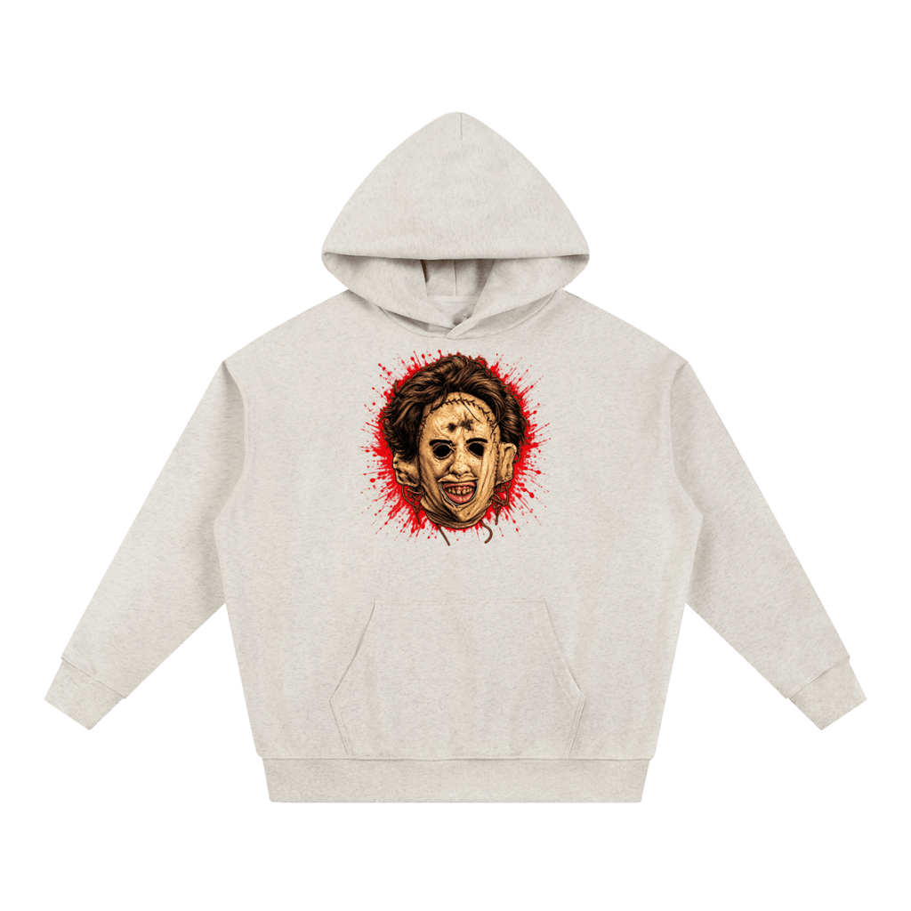 Leatherface-Inspired Mask Horror Essential Heavyweight Hoodie - Shirt Habit