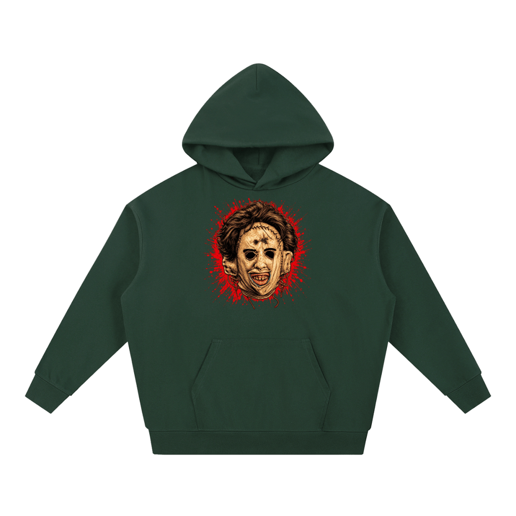 Leatherface-Inspired Mask Horror Essential Heavyweight Hoodie - Shirt Habit