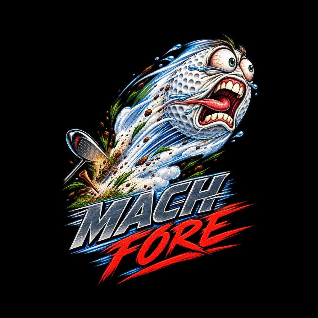 Mach Fore Funny Golf Seamless Cotton T-Shirt - Shirt Habit