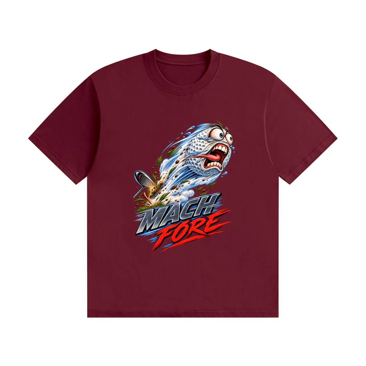 Mach Fore Funny Golf Seamless Cotton T-Shirt - Shirt Habit