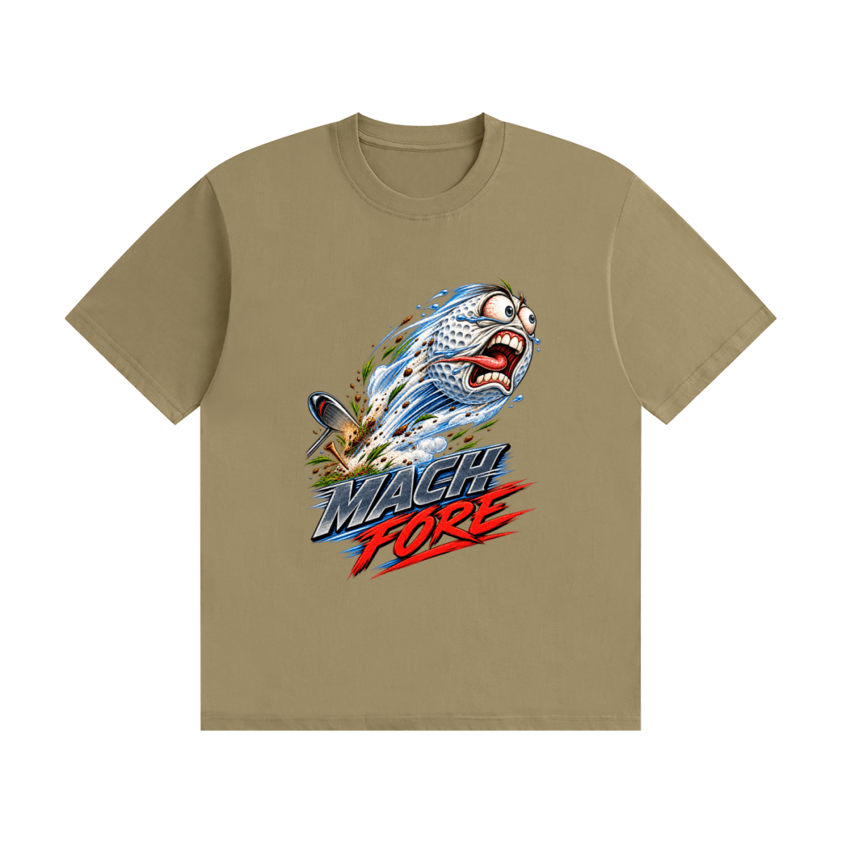 Mach Fore Funny Golf Seamless Cotton T-Shirt - Shirt Habit