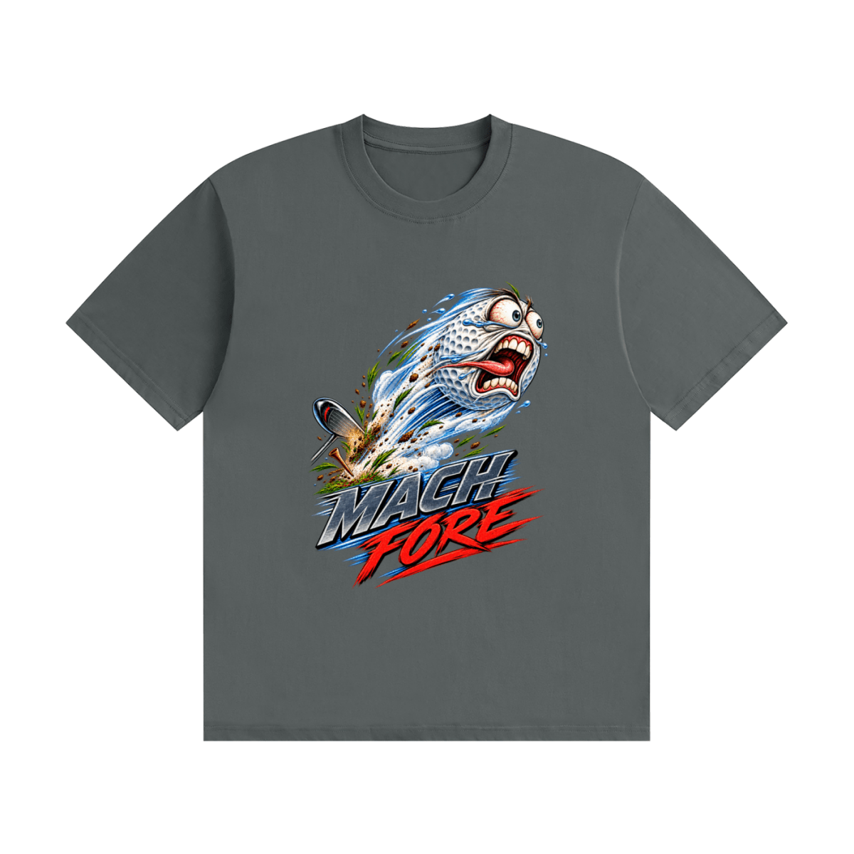 Mach Fore Funny Golf Seamless Cotton T-Shirt - Shirt Habit
