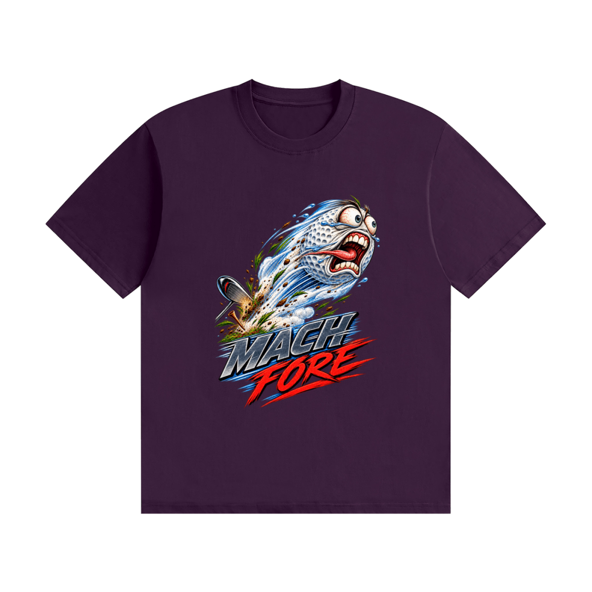 Mach Fore Funny Golf Seamless Cotton T-Shirt - Shirt Habit
