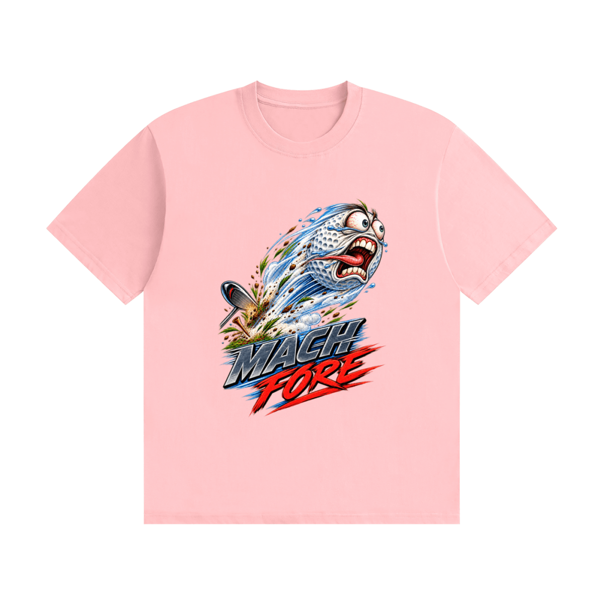 Mach Fore Funny Golf Seamless Cotton T-Shirt - Shirt Habit