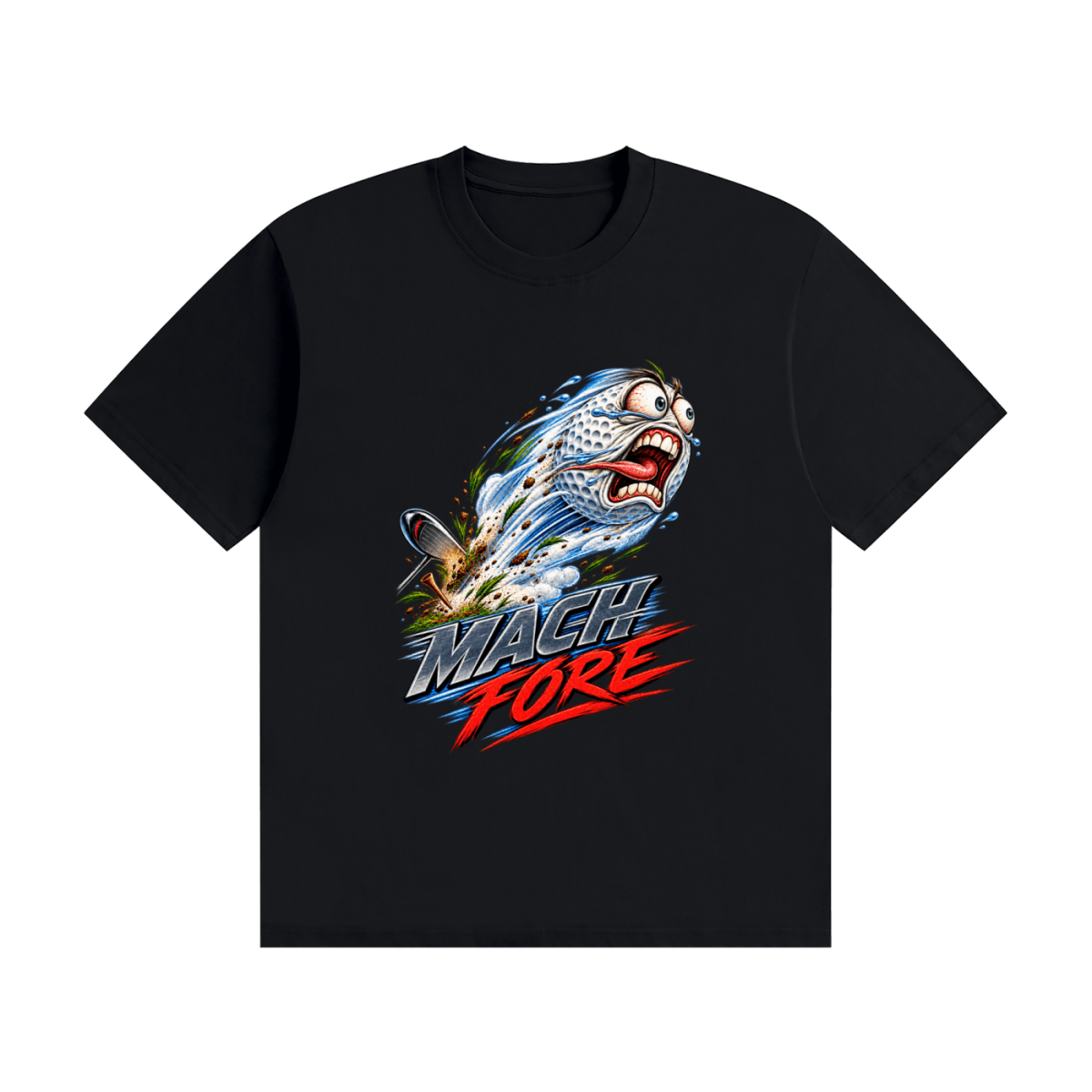 Mach Fore Funny Golf Seamless Cotton T-Shirt - Shirt Habit