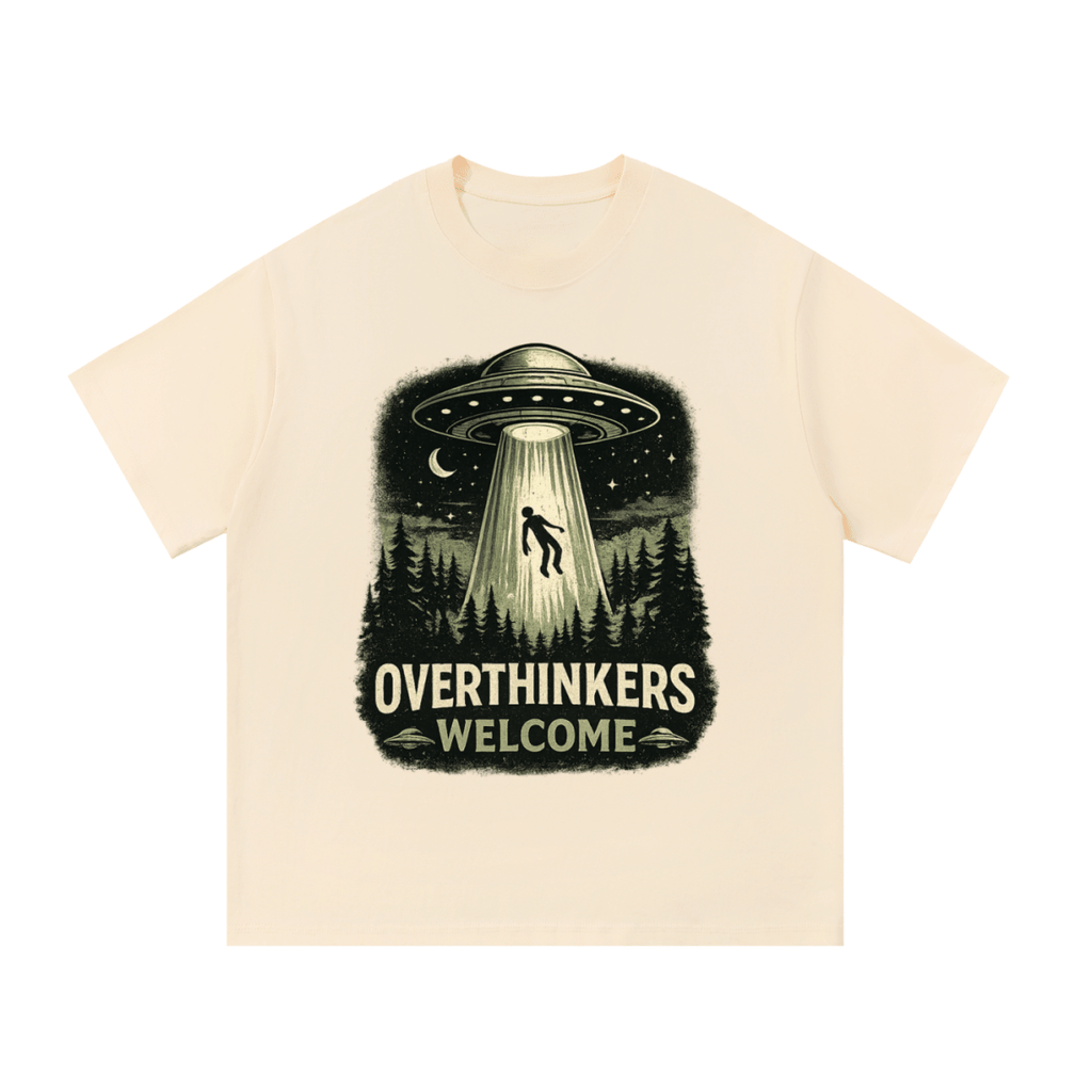 Overthinkers Welcome Essential Cotton T-Shirt - Shirt Habit