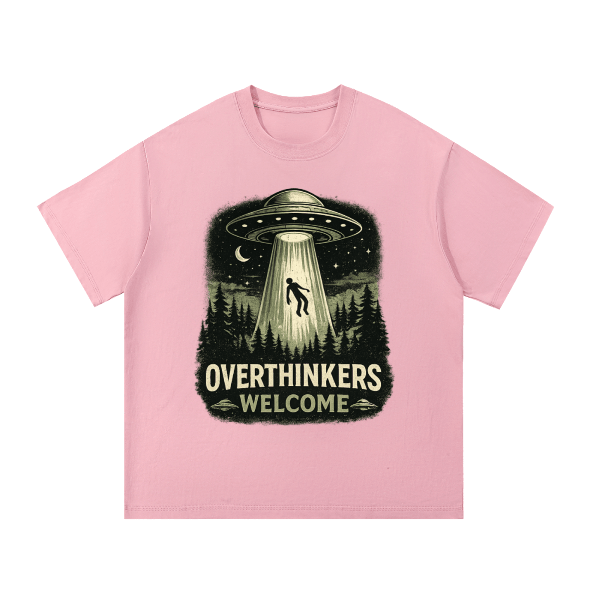 Overthinkers Welcome Essential Cotton T-Shirt - Shirt Habit