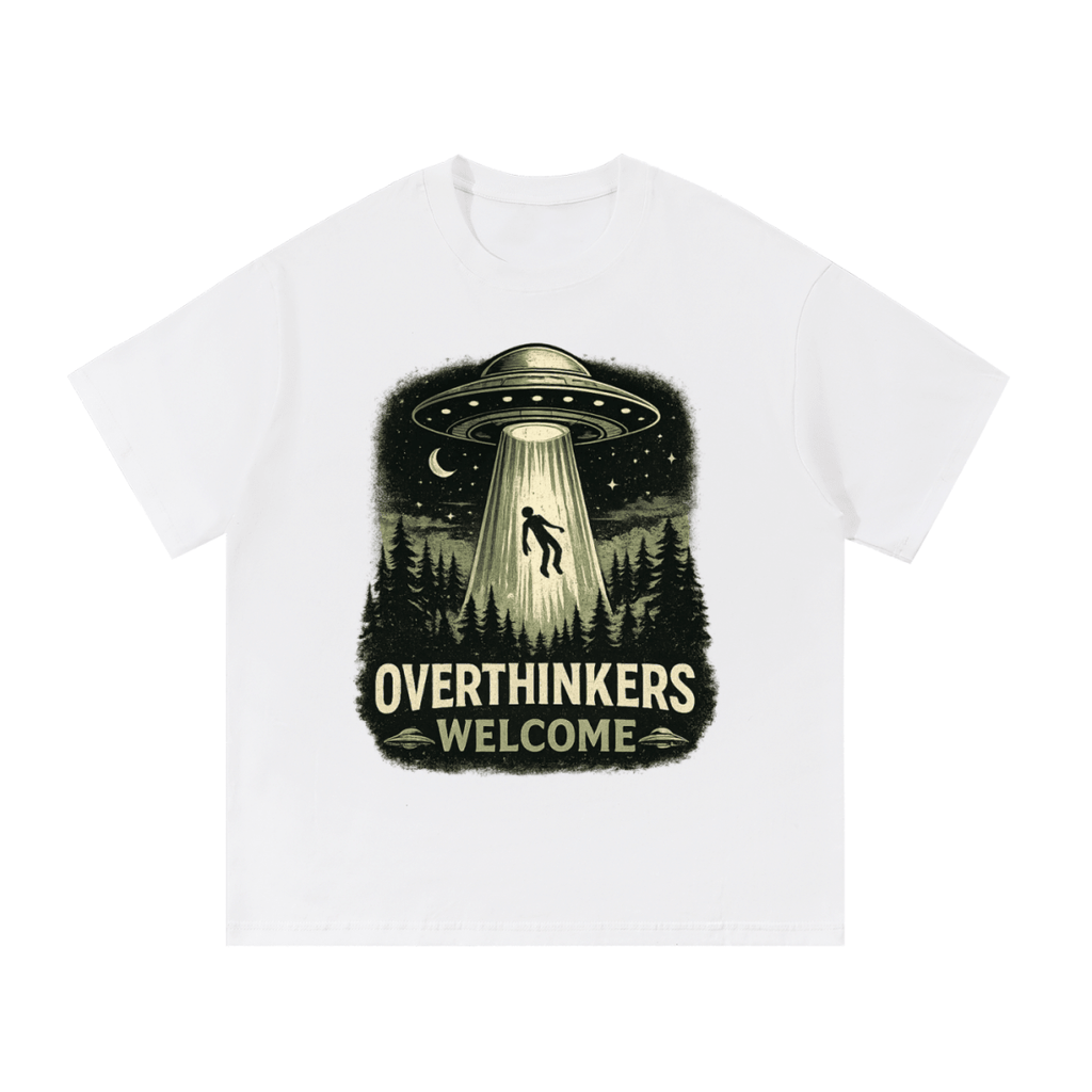 Overthinkers Welcome Essential Cotton T-Shirt - Shirt Habit