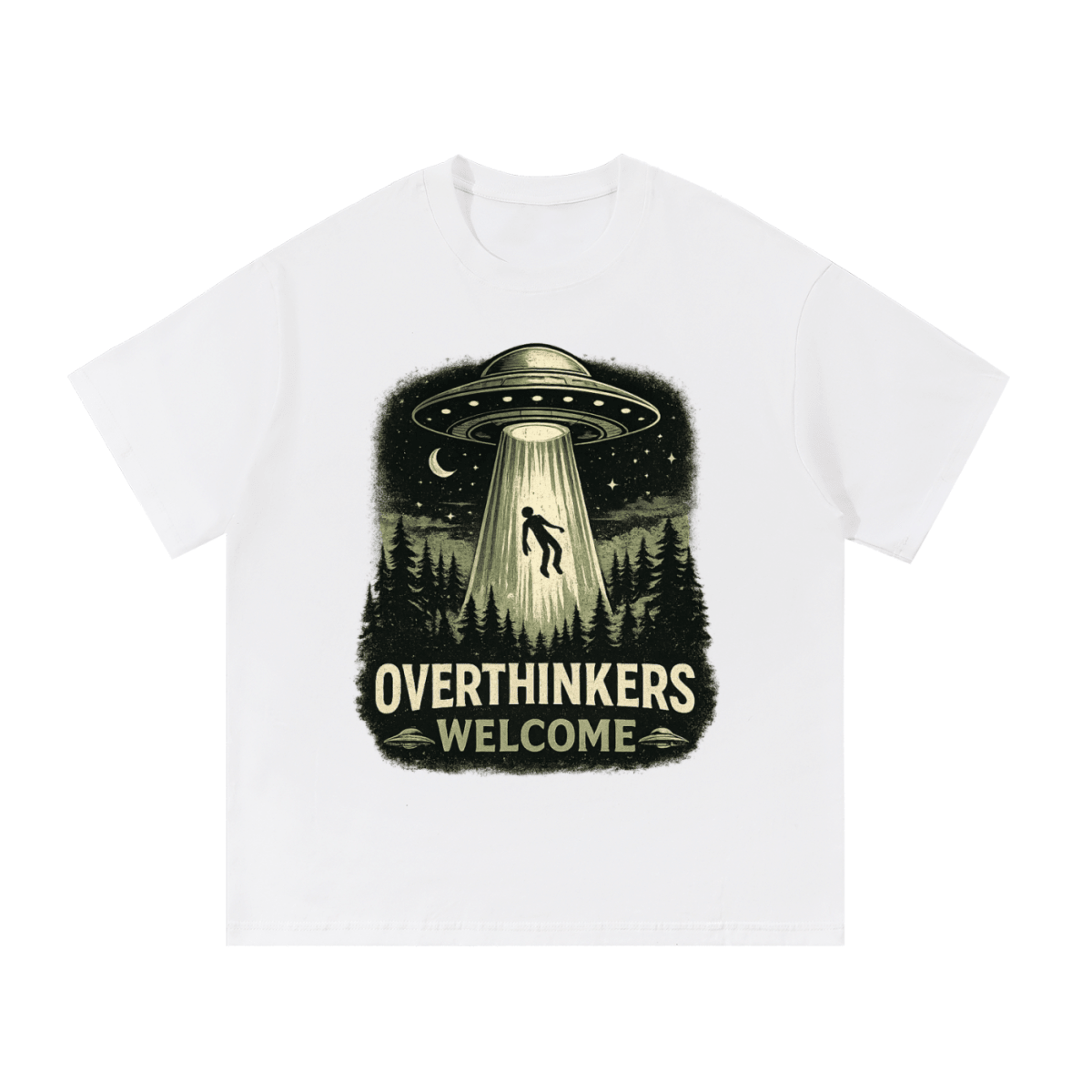 Overthinkers Welcome Essential Cotton T-Shirt - Shirt Habit