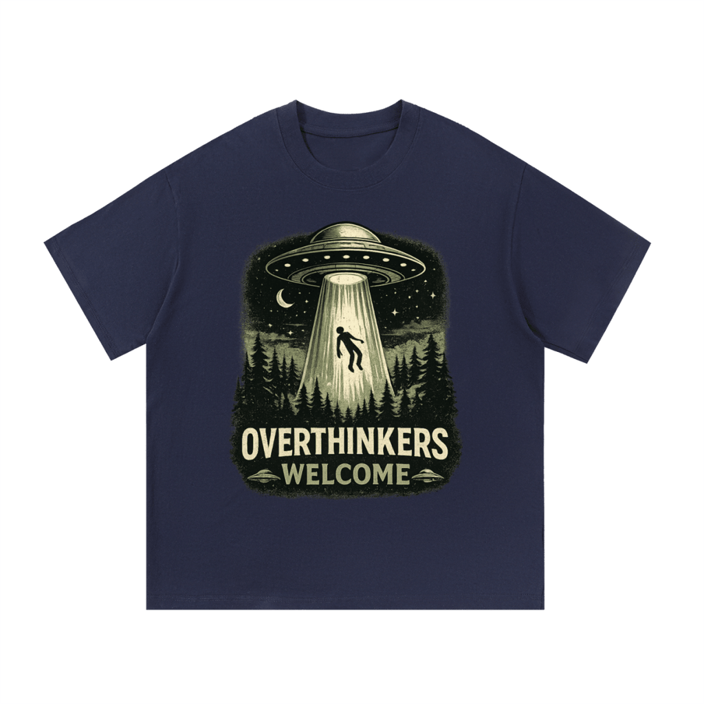 Overthinkers Welcome Essential Cotton T-Shirt - Shirt Habit