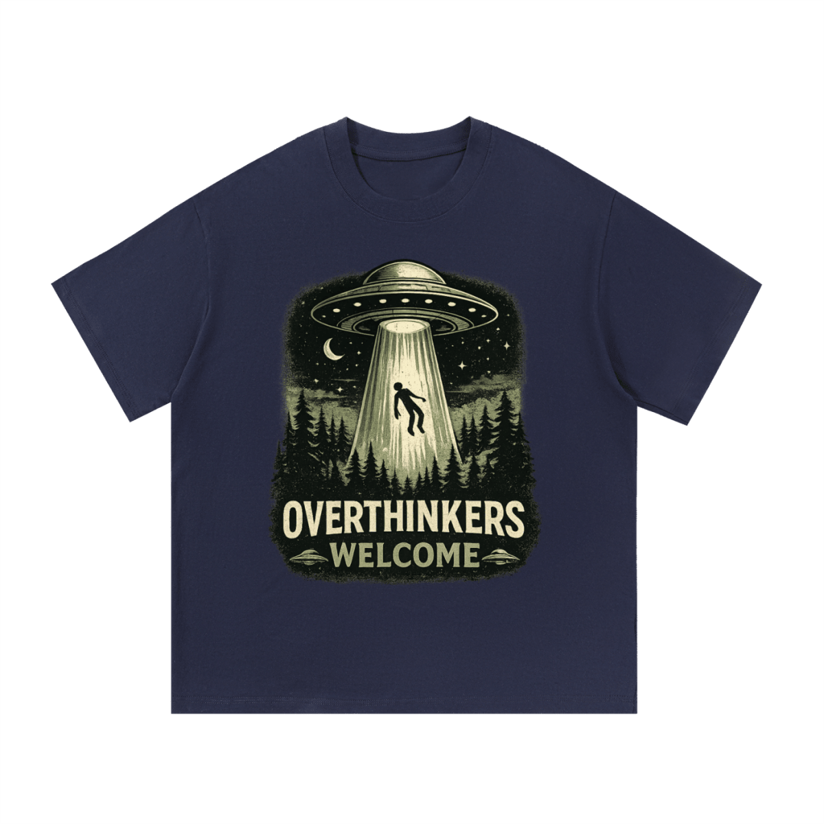Overthinkers Welcome Essential Cotton T-Shirt - Shirt Habit