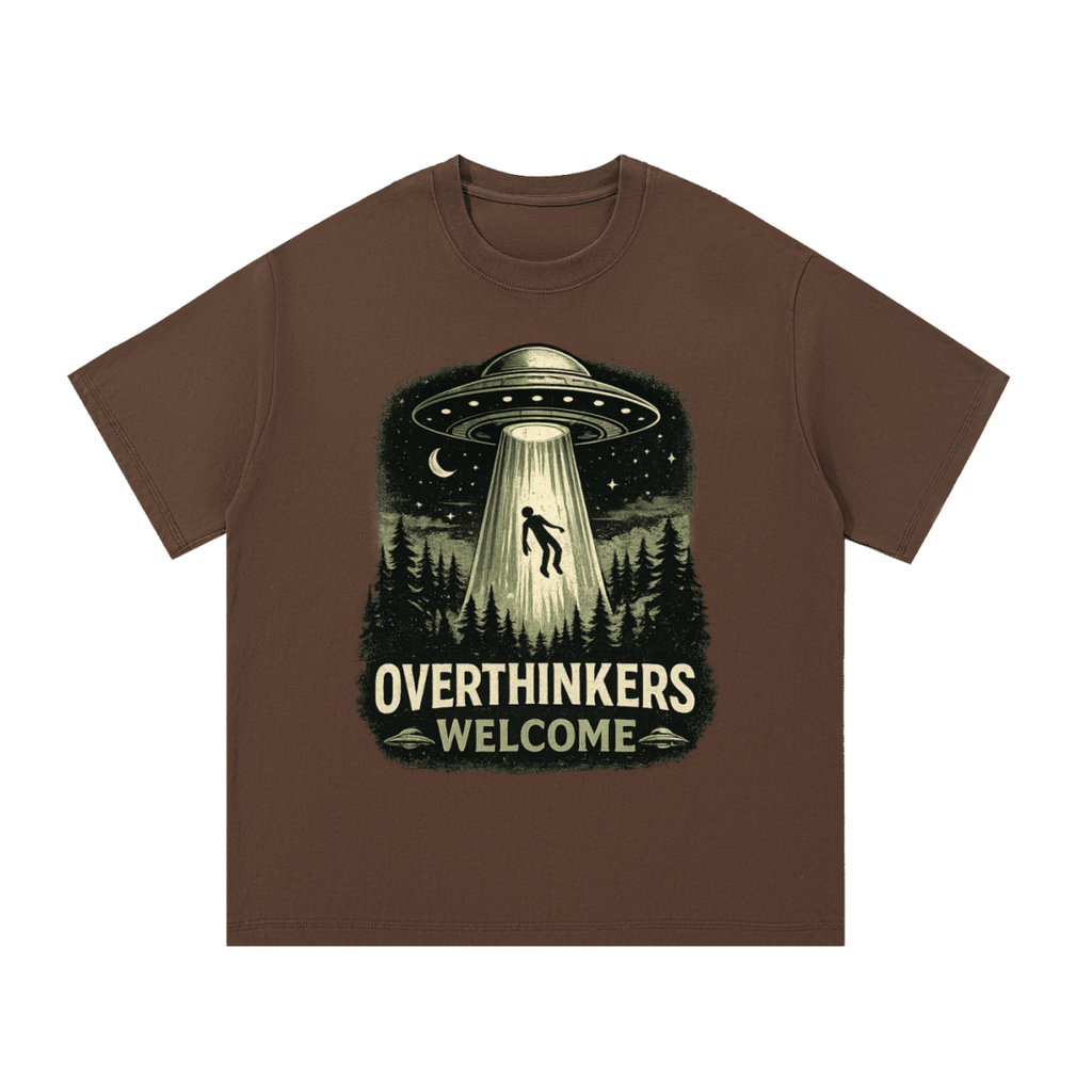 Overthinkers Welcome Essential Cotton T-Shirt - Shirt Habit