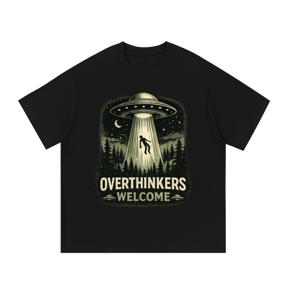 Overthinkers Welcome Essential Cotton T-Shirt - Shirt Habit