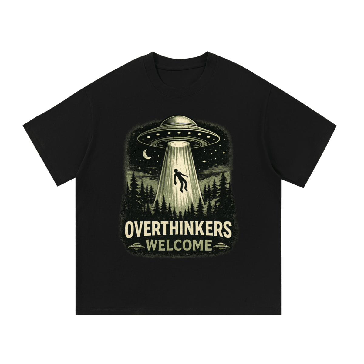 Overthinkers Welcome Essential Cotton T-Shirt - Shirt Habit