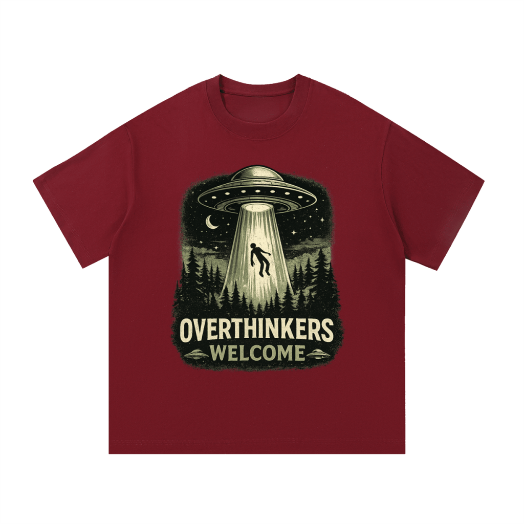 Overthinkers Welcome Essential Cotton T-Shirt - Shirt Habit