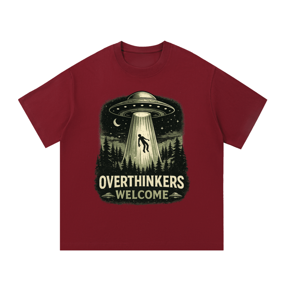 Overthinkers Welcome Essential Cotton T-Shirt - Shirt Habit
