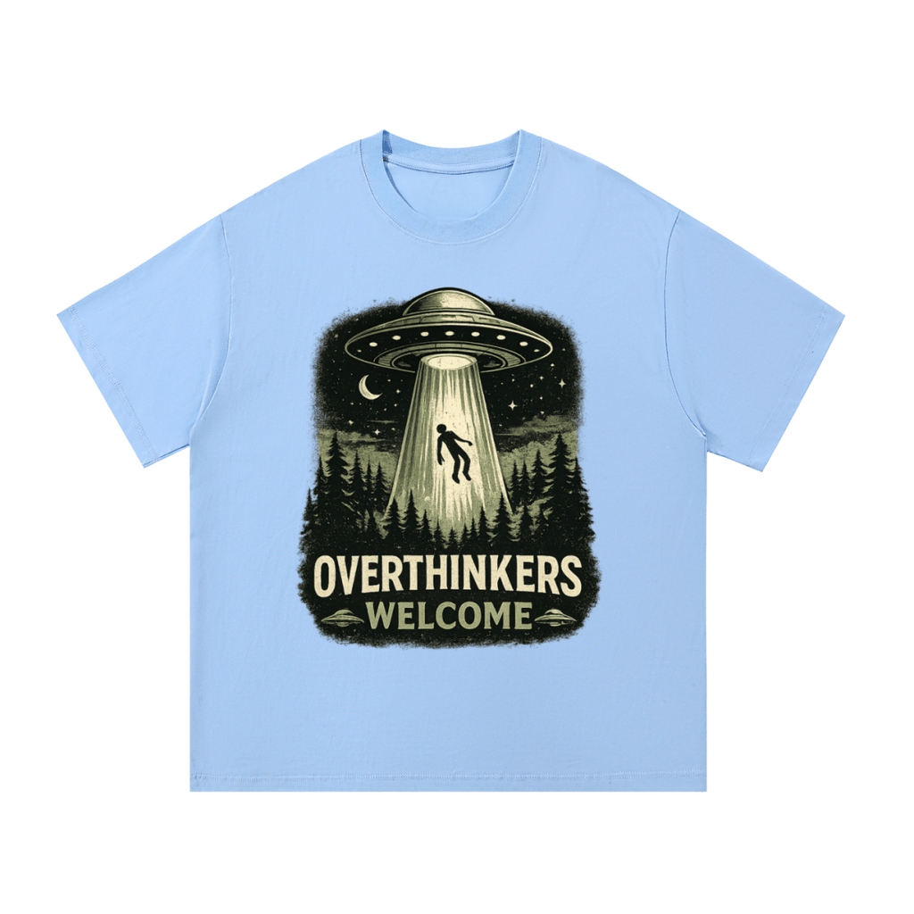 Overthinkers Welcome Essential Cotton T-Shirt - Shirt Habit