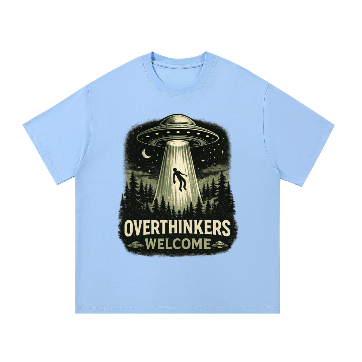 Overthinkers Welcome Essential Cotton T-Shirt - Shirt Habit