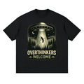Overthinkers Welcome Streetwear Loose Drop Shoulder T-Shirt - Shirt Habit