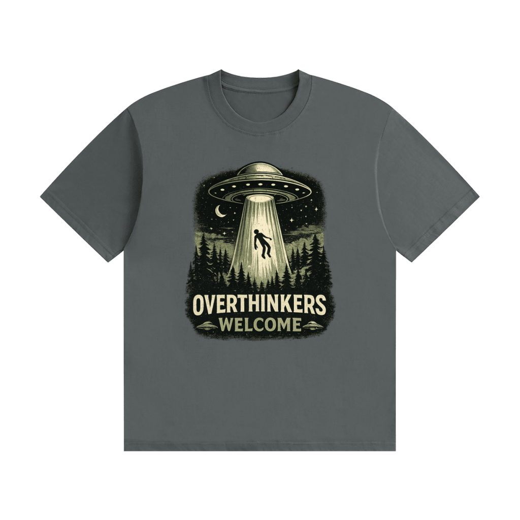 Overthinkers Welcome Unisex Seamless Cotton T-Shirt - Shirt Habit