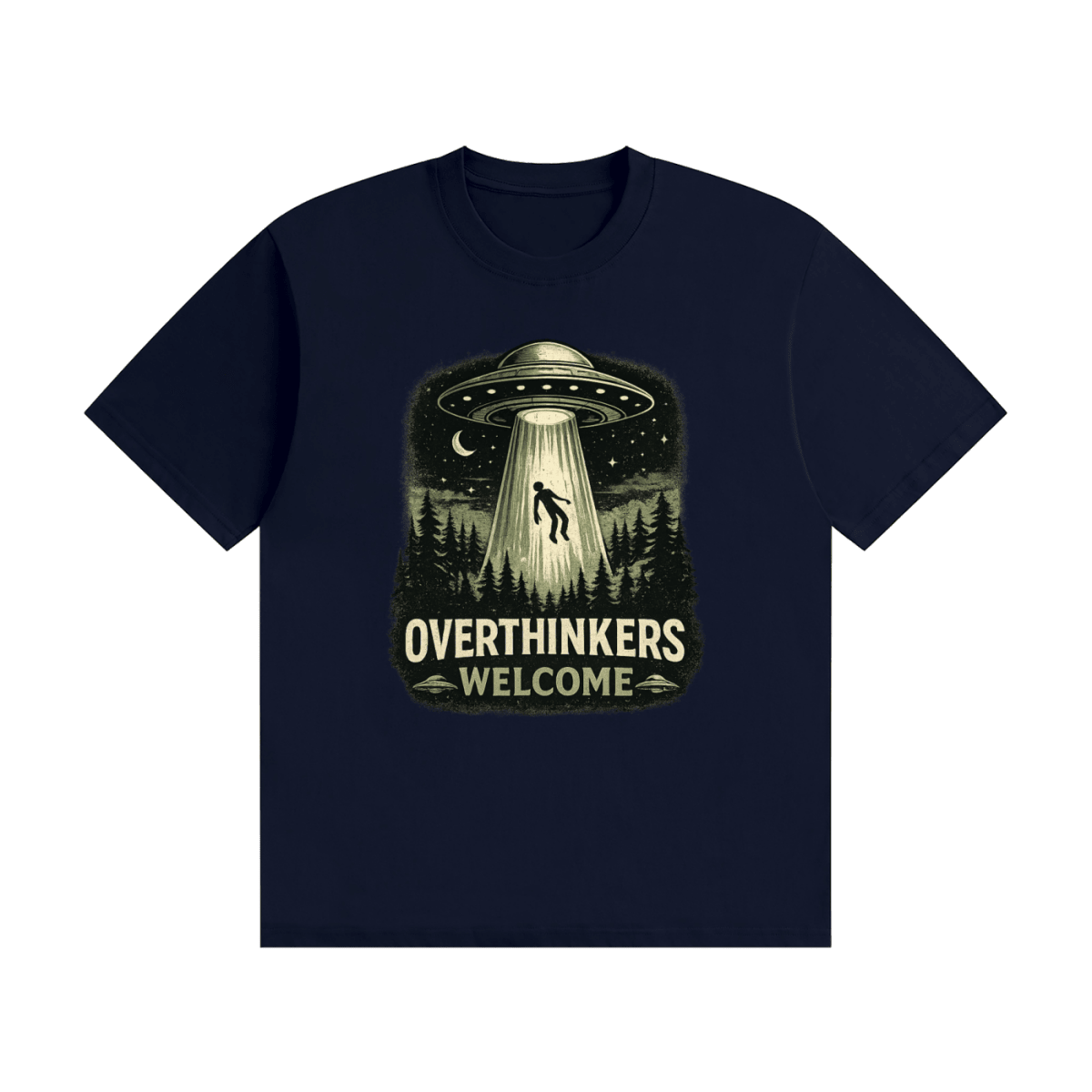 Overthinkers Welcome Unisex Seamless Cotton T-Shirt - Shirt Habit