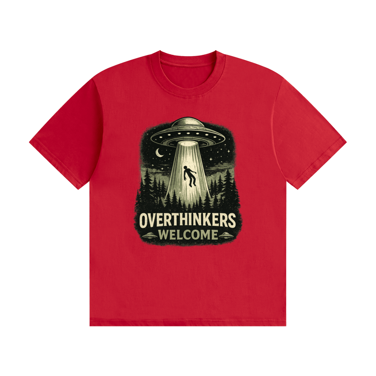 Overthinkers Welcome Unisex Seamless Cotton T-Shirt - Shirt Habit