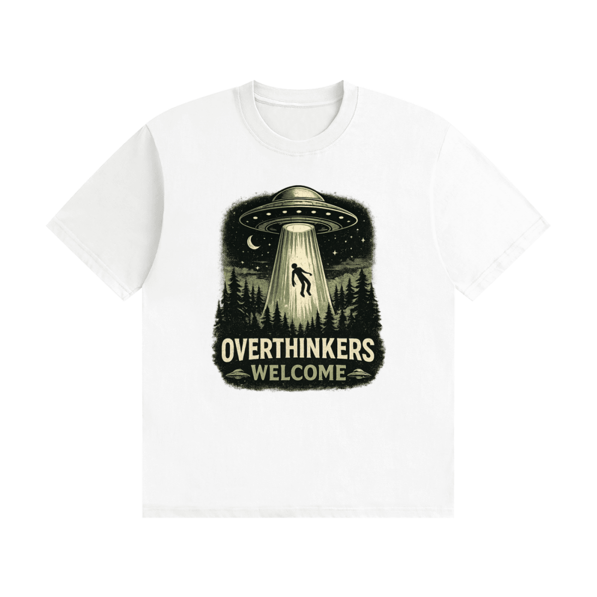 Overthinkers Welcome Unisex Seamless Cotton T-Shirt - Shirt Habit