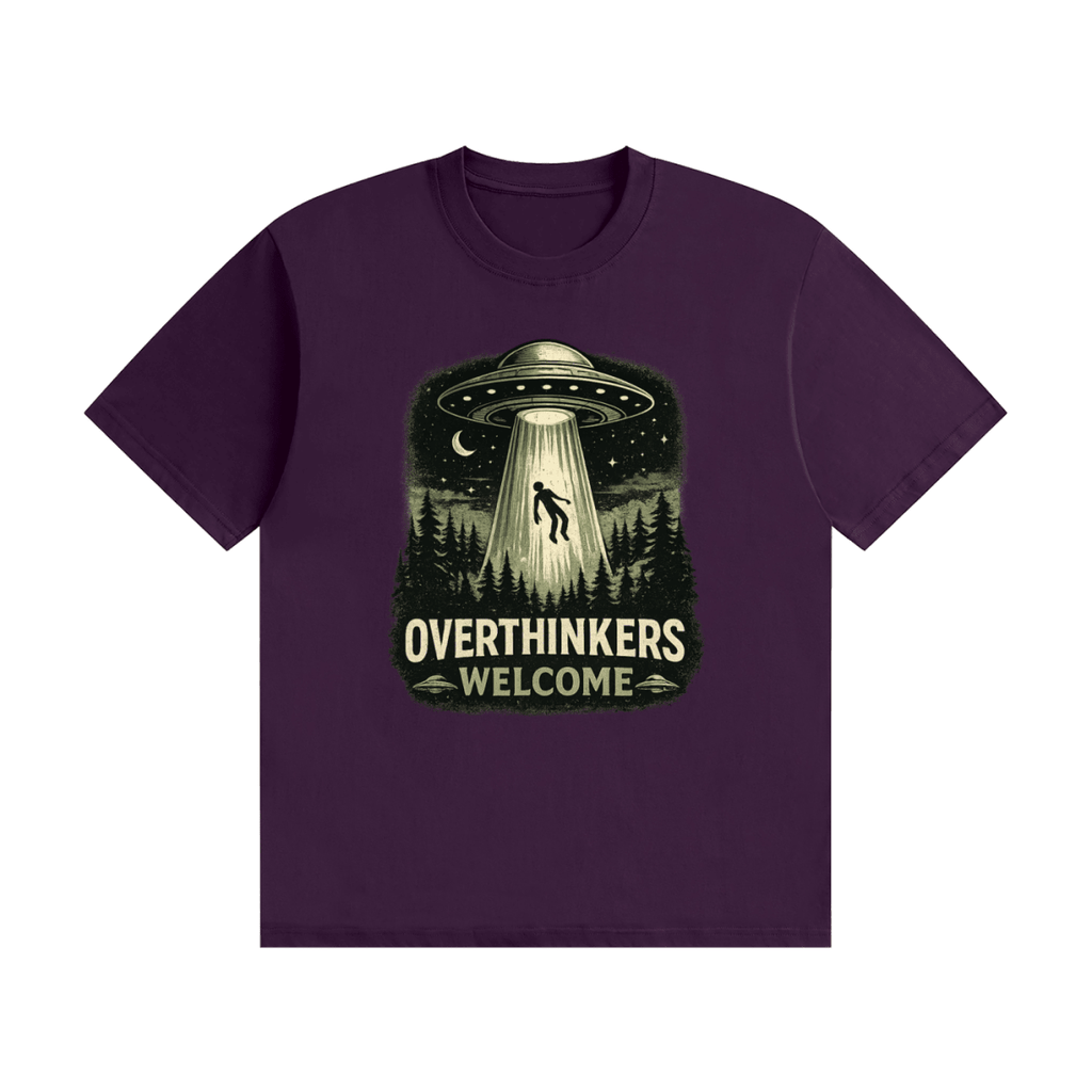 Overthinkers Welcome Unisex Seamless Cotton T-Shirt - Shirt Habit