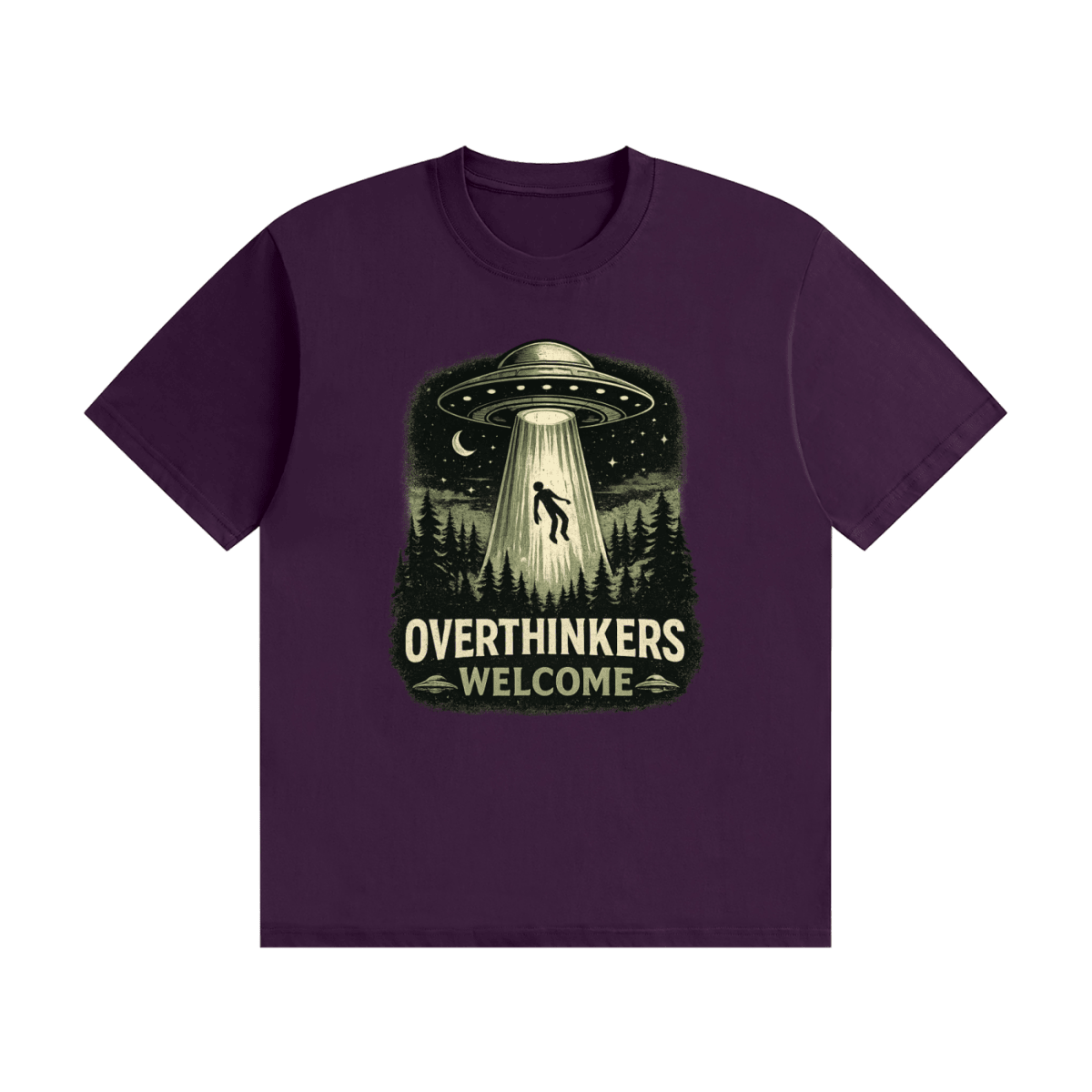 Overthinkers Welcome Unisex Seamless Cotton T-Shirt - Shirt Habit